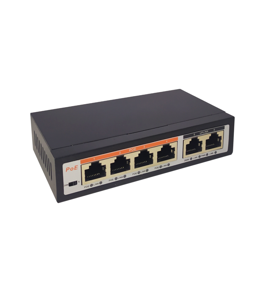 POE коммутатор TI-204P